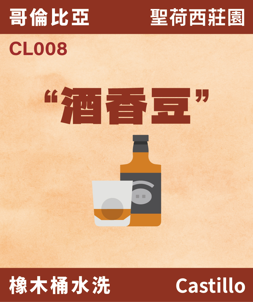 哥倫比亞 酒香豆 橡木桶水洗