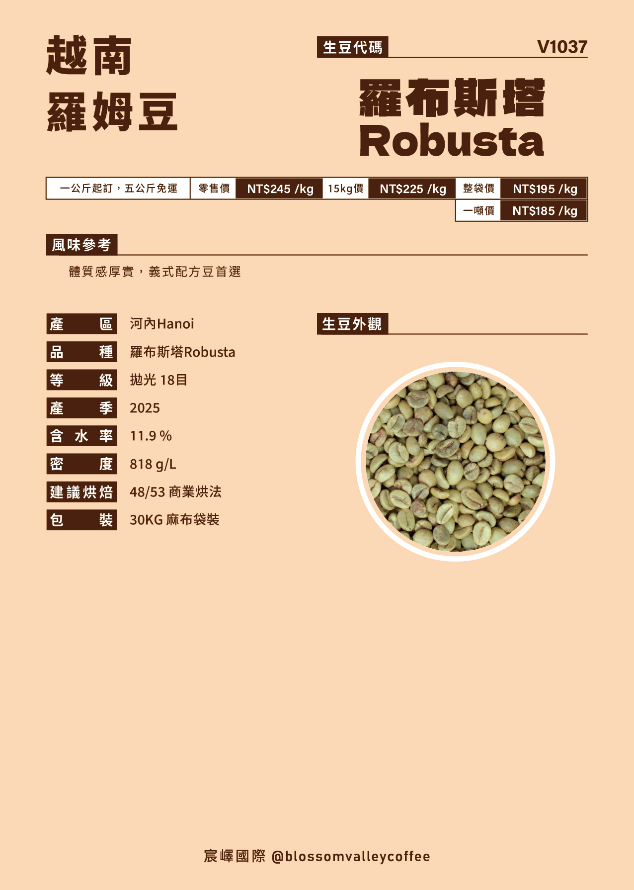 越南 羅姆豆 [噸價請私]