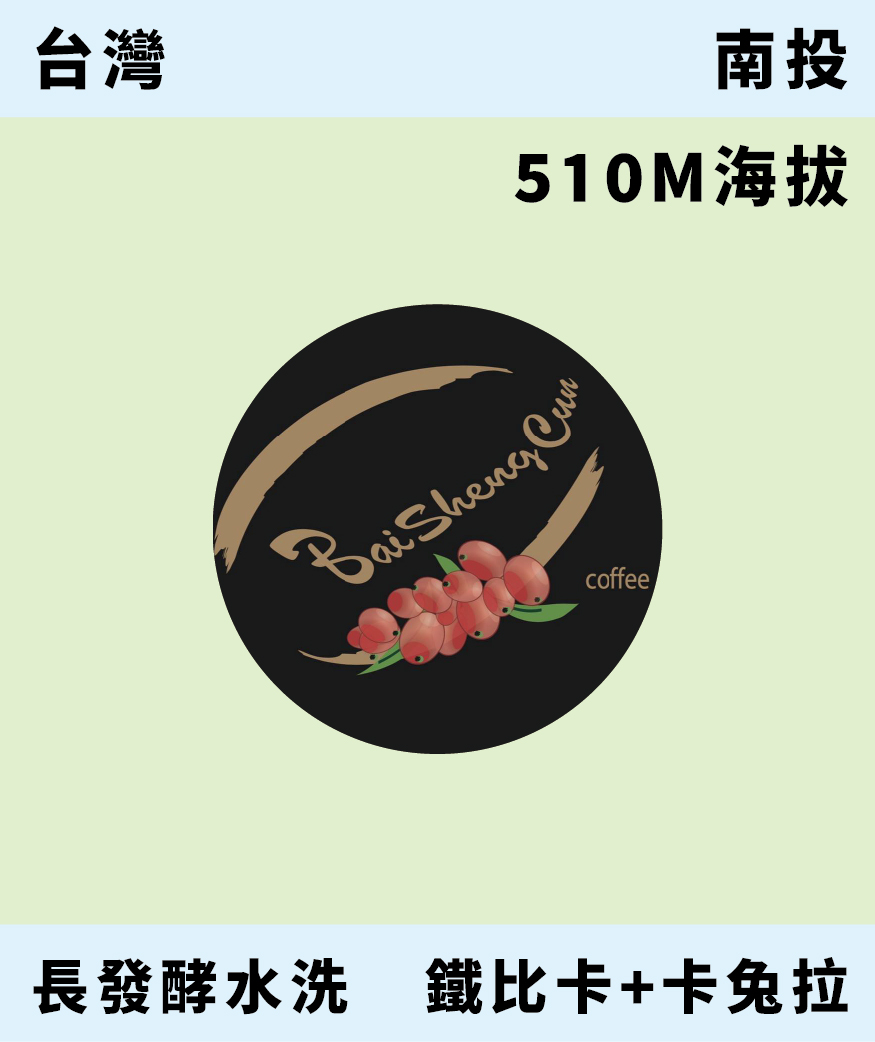 台灣 百勝村 長發酵水洗 [預購]