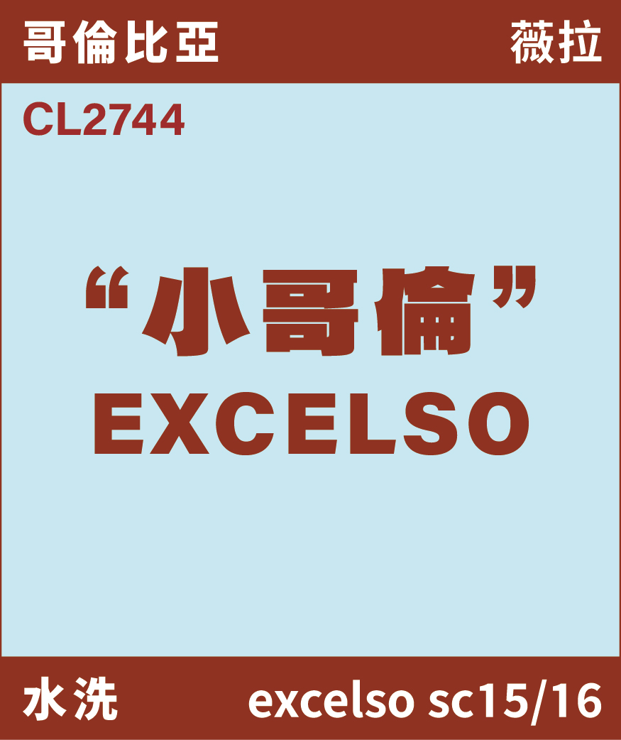 CL2744｜哥倫比亞 小哥倫 excelso [噸價請私]