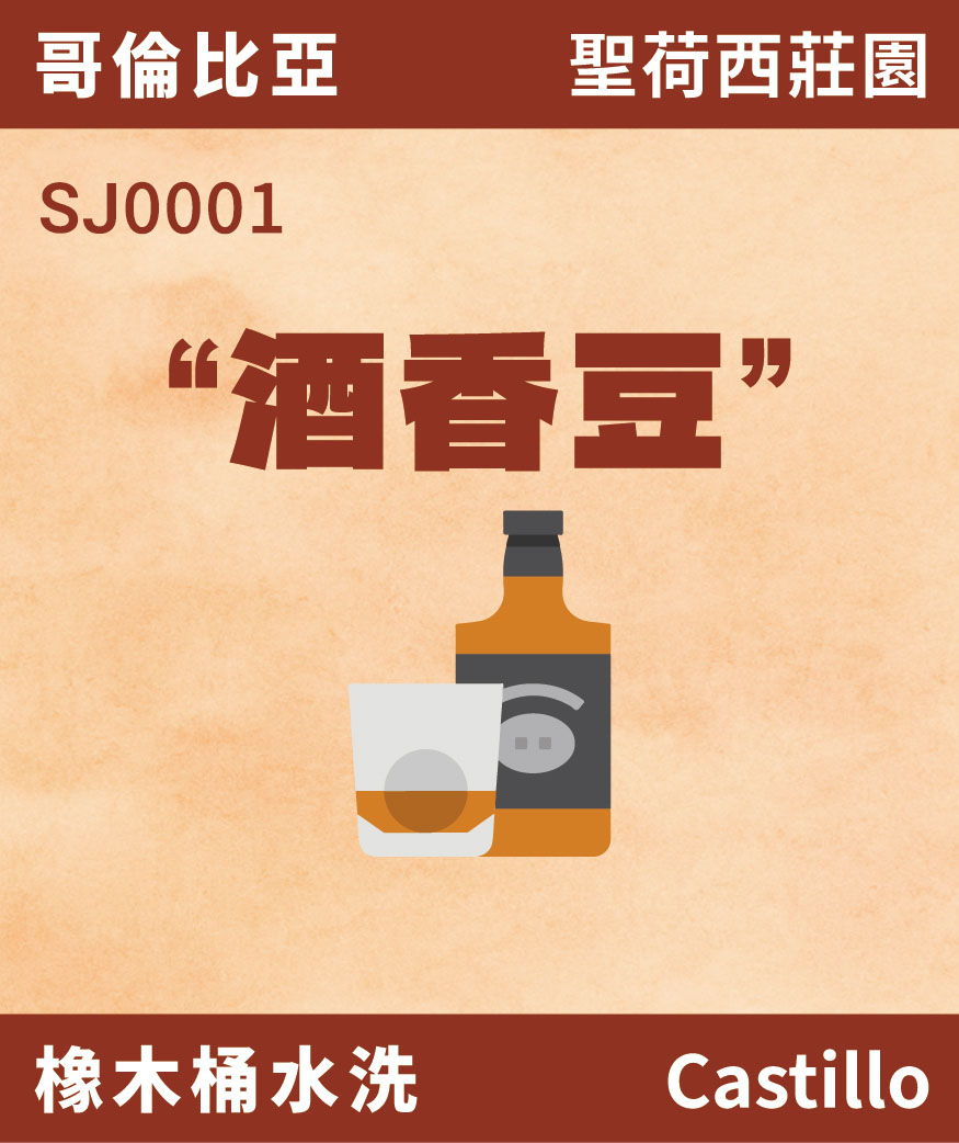 [現貨]SJ0001｜哥倫比亞 酒香豆 橡木桶水洗