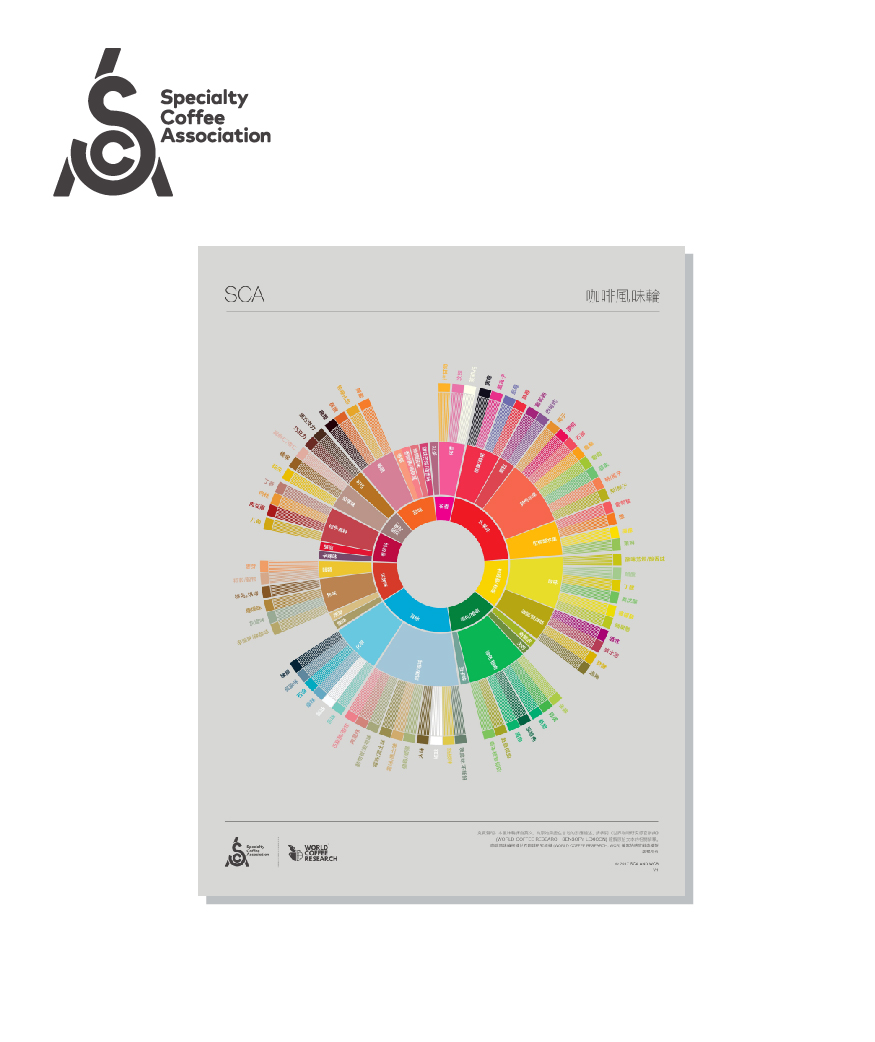 SCA 風味輪海報 [英文] 正版授權